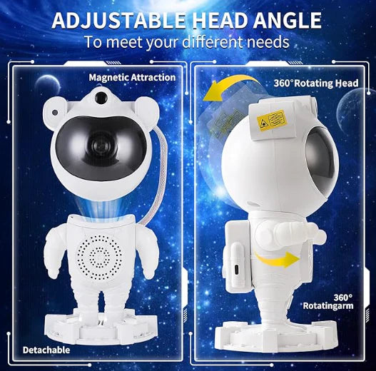 PROYECTOR LED ASTRONAUTA 2 EN 1 PARLANTE BLUETOOTH CON CONTROL