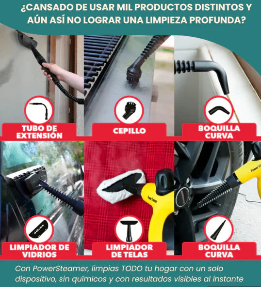 LIMPIADOR A VAPOR MULTIUSOS + ENVÍO GRATIS