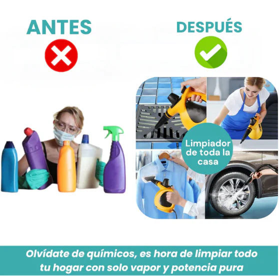 LIMPIADOR A VAPOR MULTIUSOS + ENVÍO GRATIS